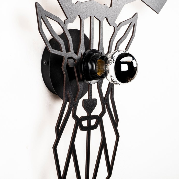 Opviq W-051 Lámpara de Pared Negra